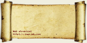 Jasmina Brošković vizit kartica